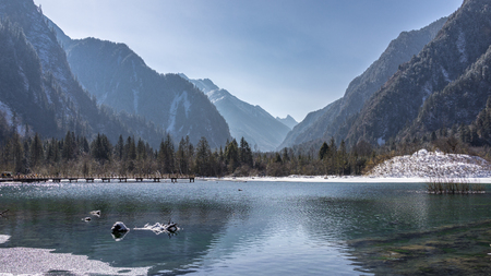 Bipenggou scenery in Chinaの写真素材
