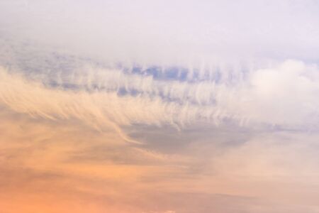 white fluffy clouds in the blue sky abstract background.