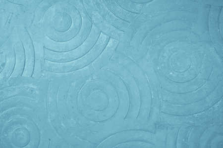 Pastel blue concrete stone texture pattern curved for background in summer wallpaper. Cement and...