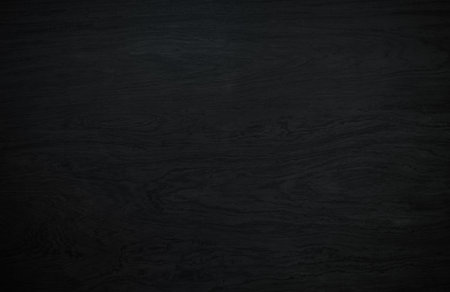 Dark wood texture background. Vintage old black boards hardwood. Charcoal timber quality high. Pattern wood grain material polished. Wooden floor detailed photo.の写真素材