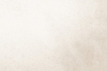 Colour old concrete wall texture background. Close Up retro plain cream color cement wall background texture. Design paper vintage parchment element.の写真素材