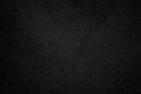 Black dark concrete wall background. Pattern board cement texture grunge dirty scratched for show anthracite urban floor and abstract paper design element decor. Blackboard blank.の写真素材