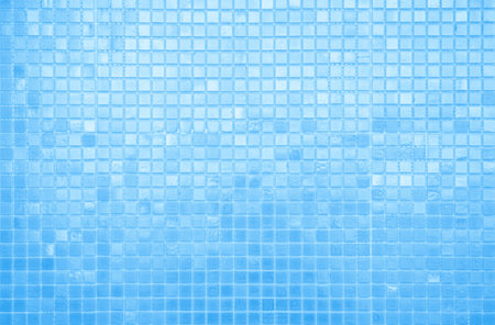 Blue tile background with copy space for text or image. Toned.の写真素材