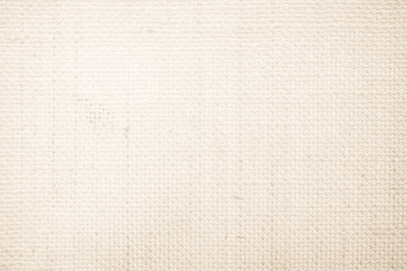Closeup detail of beige burlap texture background. Copy space.の写真素材