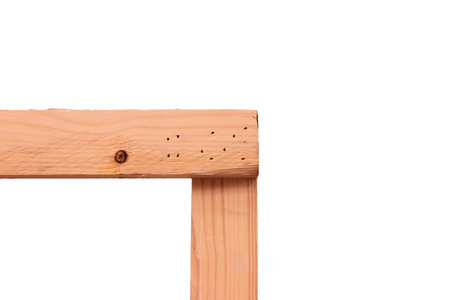 wooden frameの写真素材