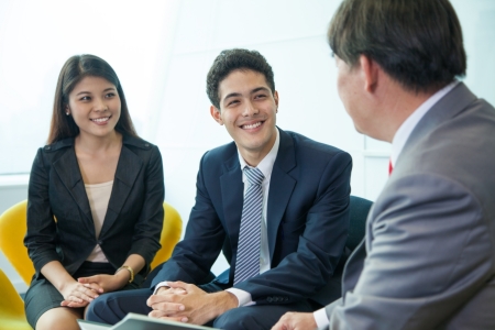 Business people in meeting roomの写真素材