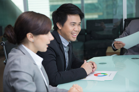 Business people in meeting roomの写真素材