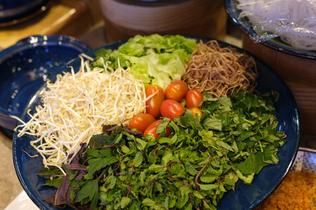 Bean sprouts vegetables Mung bean sprouts rotate close up. Rotating sprouted seeds of beans