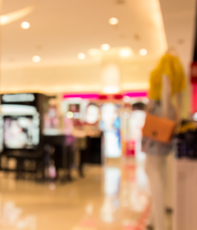 abstract blur background of  the shopping mallの写真素材