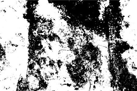 Black and white grunge urban texture vector with copy space. Abstract illustration surface dust and rough dirty wall background with empty template. Distress and grunge effect concept. Vector .のイラスト素材