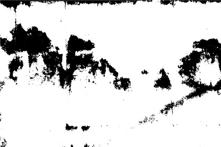 Black and white grunge urban texture vector with copy space. Abstract illustration surface dust and rough dirty wall background with empty template. Distress and grunge effect concept. Vector .のイラスト素材