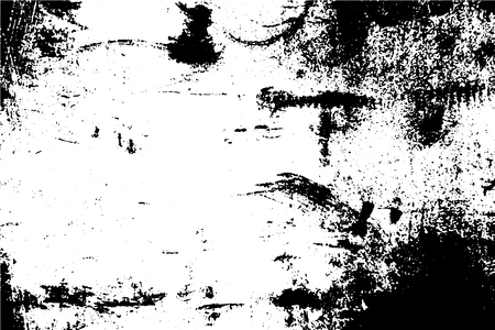 Black and white grunge urban texture vector with copy space. Abstract illustration surface dust and rough dirty wall background with empty template. Distress and grunge effect concept. Vector .のイラスト素材