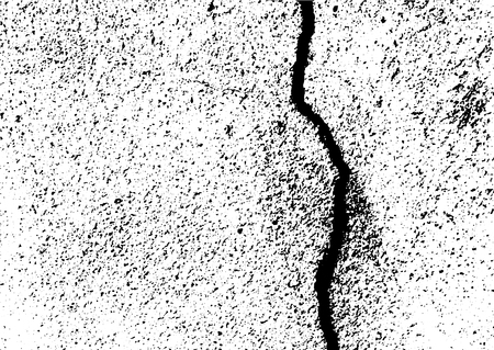 Black and white grunge urban texture vector with copy space. Abstract illustration surface dust and rough dirty wall background with empty template. Distress and grunge effect concept. Vector .のイラスト素材