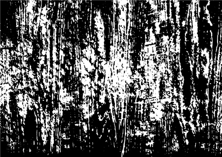 Black and white grunge urban texture vector with copy space. Abstract illustration surface dust and rough dirty wall background with empty template. Distress and grunge effect concept. Vector .のイラスト素材