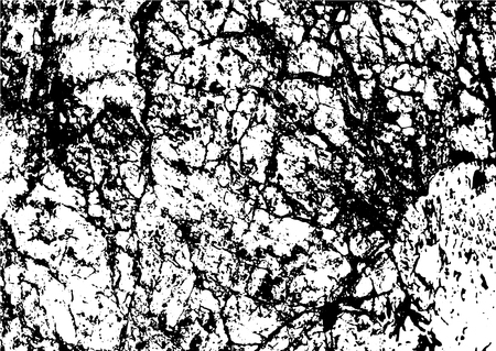 Black and white grunge urban texture vector with copy space. Abstract illustration surface dust and rough dirty wall background with empty template. Distress and grunge effect concept. Vector EPS10.のイラスト素材