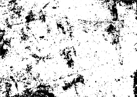 Black and white grunge urban texture vector with copy space. Abstract illustration surface dust and rough dirty wall background with empty template. Distress and grunge effect concept. Vector EPS10.のイラスト素材