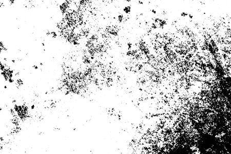 Black and white grunge. Distress overlay texture. Abstract surface dust and rough dirty wall background concept.  Distress illustration simply place over object to create grunge effect. Vector.のイラスト素材