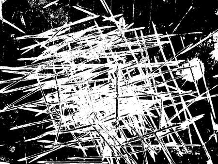 Black and white grunge. Distress overlay texture. Abstract surface dust and rough dirty wall background concept. 
Distress illustration simply place over object to create grunge effect. Vector EPS10.のイラスト素材