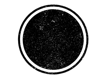 Grunge round rubber stamp on white background. Vector illustration.のイラスト素材
