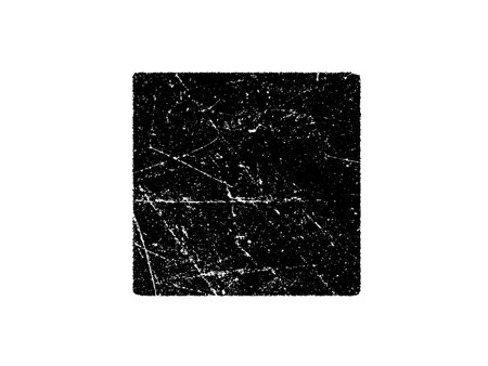 Grunge black square on white background. Grunge texture. Vector illustration.のイラスト素材