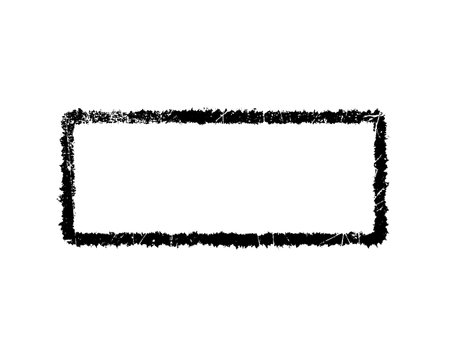 Grunge rectangle frame. Vector illustration. Grunge background.のイラスト素材