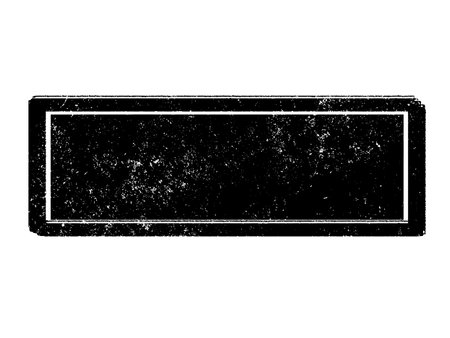 Grunge rectangle stamp isolated on white background. Vector illustration.のイラスト素材