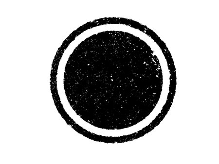 Black grunge circle on white background. Vector illustration for your designのイラスト素材