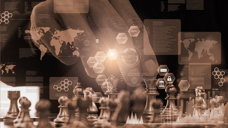 Stock market or forex trading graph and candlestick chart suitable for financial investment concept. Economy trends background for business idea and all art work design. Abstract finance background.の写真素材