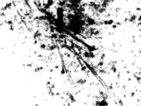 Black and white grunge halftone. Distress overlay texture. Grunge background.のイラスト素材