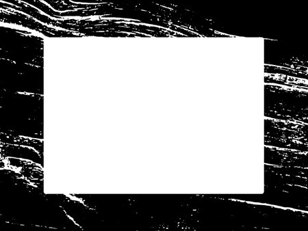 Abstract black and white grunge background with frame. Vector illustration.のイラスト素材