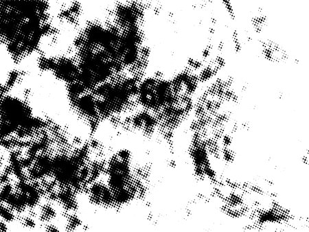 Black and white grunge halftone texture. Abstract background. Vector illustrationのイラスト素材