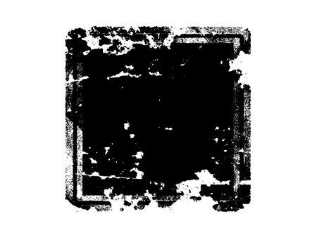 Black and white grunge brush strokes. Vector illustration. Grunge texture.のイラスト素材