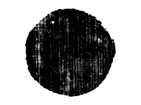 Black and white grunge circle. Abstract background. Vector illustration.のイラスト素材