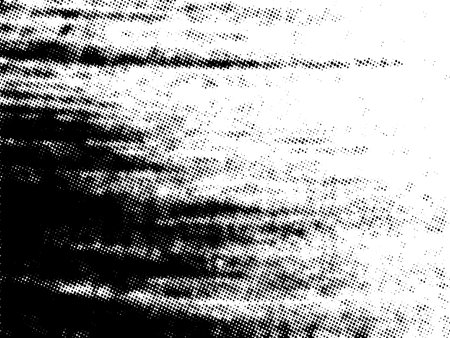 Black and white grunge halftone. Distress overlay texture. Dirty noise aging design template. EPS10 vector.のイラスト素材