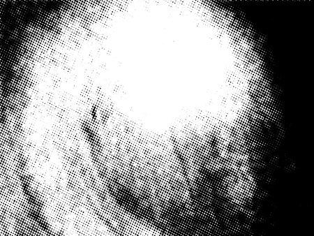 Grunge halftone background in black and white. Vector illustration.のイラスト素材