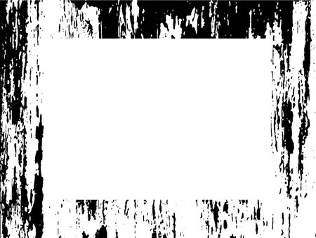 Black and white grunge frame with space for your text. Vector illustration.のイラスト素材