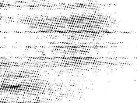 Distress grunge halftone overlay texture. Dirty noise aging design template. EPS10 vector.のイラスト素材