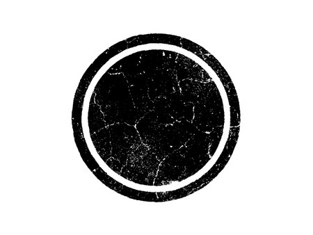 grunge circle on a white background, vector illustration, EPS10のイラスト素材