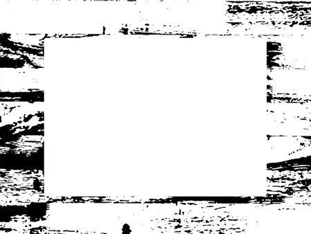 Grunge black and white background with frame. Vector illustration.のイラスト素材