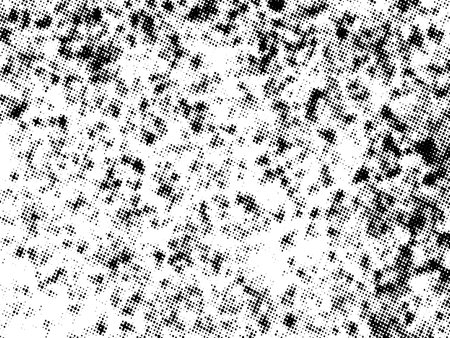 Distress urban used texture. Grunge rough dirty background. Brushed black paint cover. Overlay aged grainy messy template. Renovate wall scratched backdrop.のイラスト素材