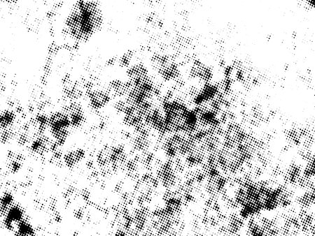 Black and white grunge halftone. Abstract background. Vector illustrationのイラスト素材