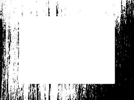 Black and white grunge frame. Abstract background. Vector illustration.のイラスト素材
