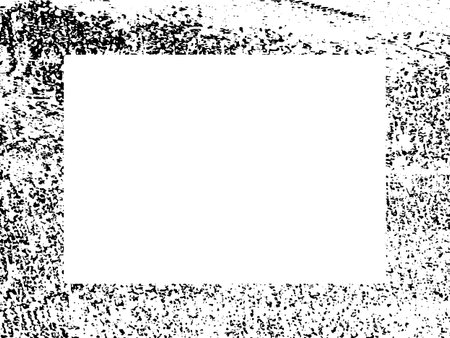 Grunge frame. Black and white background. Vector illustration.のイラスト素材