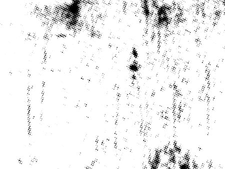 Distress urban used texture. Grunge rough dirty background. Brushed black paint cover. Overlay aged grainy messy template. Renovate wall scratched backdrop.のイラスト素材