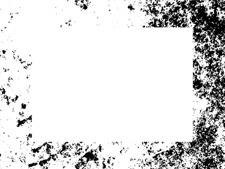 Black and white grunge background. Distress overlay texture. Abstract vector illustration.のイラスト素材