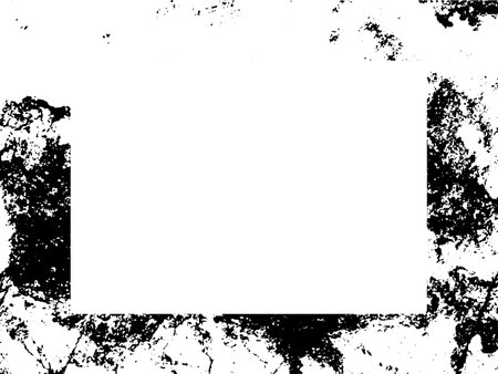Black and white grunge frame. Abstract background with space for your textのイラスト素材