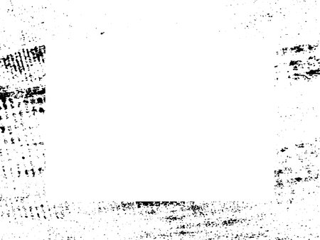 Grunge black and white background. Distress overlay texture. Abstract vector illustration.のイラスト素材