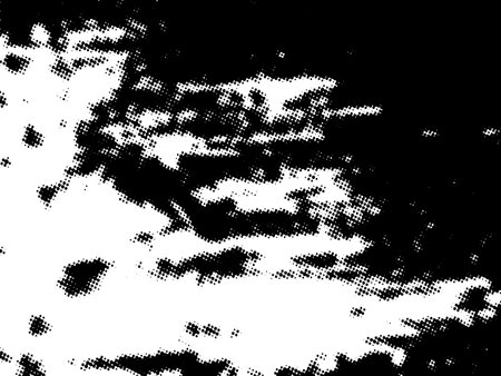Black and white halftone grunge texture. Abstract background. Vector illustration.のイラスト素材