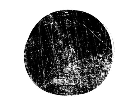 Grunge circle. Black and white grunge background. Vector illustration.のイラスト素材