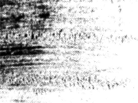 Distress halftone overlay texture. Grunge vector background.のイラスト素材